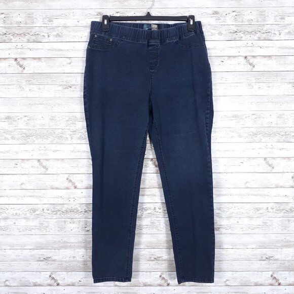 Beau Denim - Beau Womens Jeggings 2X Jeans Pull On  Blue 680A